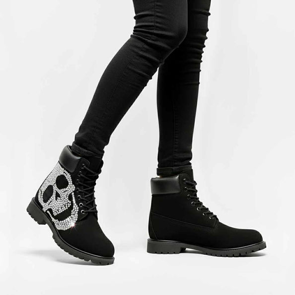 timberland con teschio swarovski