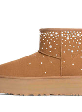 ugg classic platform con strass
