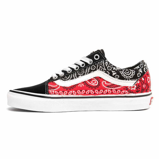 vans old skool low platform paisley con bandana