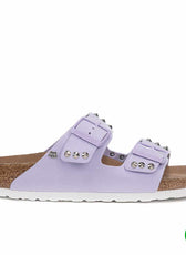 Birkenstock Arizona Lavanda vegan con borchie