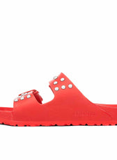 Birkenstock EVA Rosse con perle