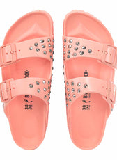 Birkenstock in gomma Rosa con Borchie