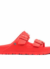 Birkenstock Rosse personalizzate con perle