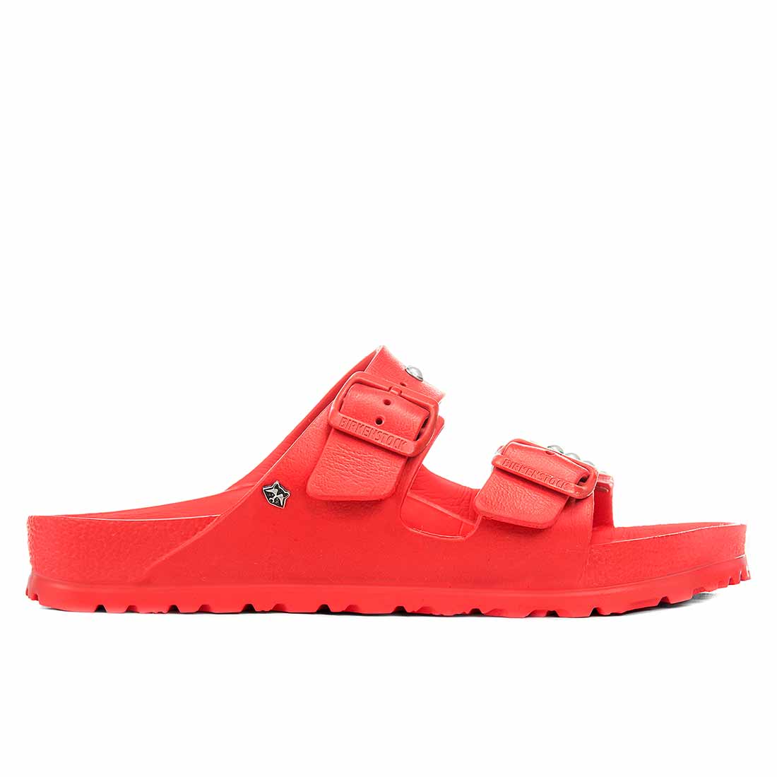 Birkenstock Rosse personalizzate con perle