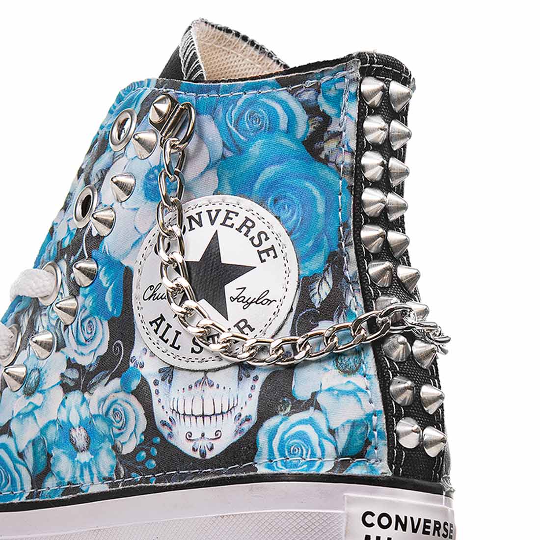 Converse skull and rose