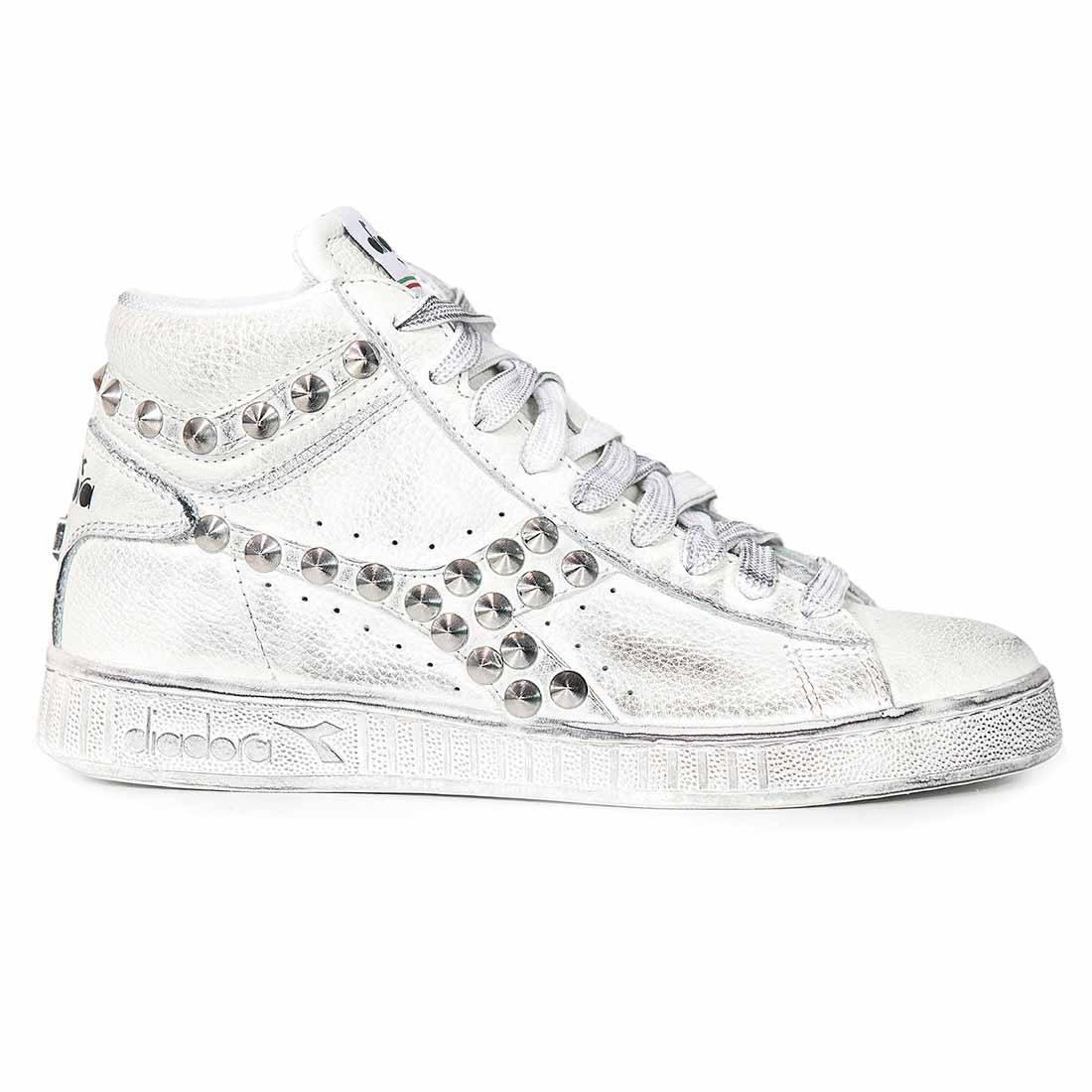 Diadora Game Scarpe Donna Borchie Diadora Game L High Con Borchie