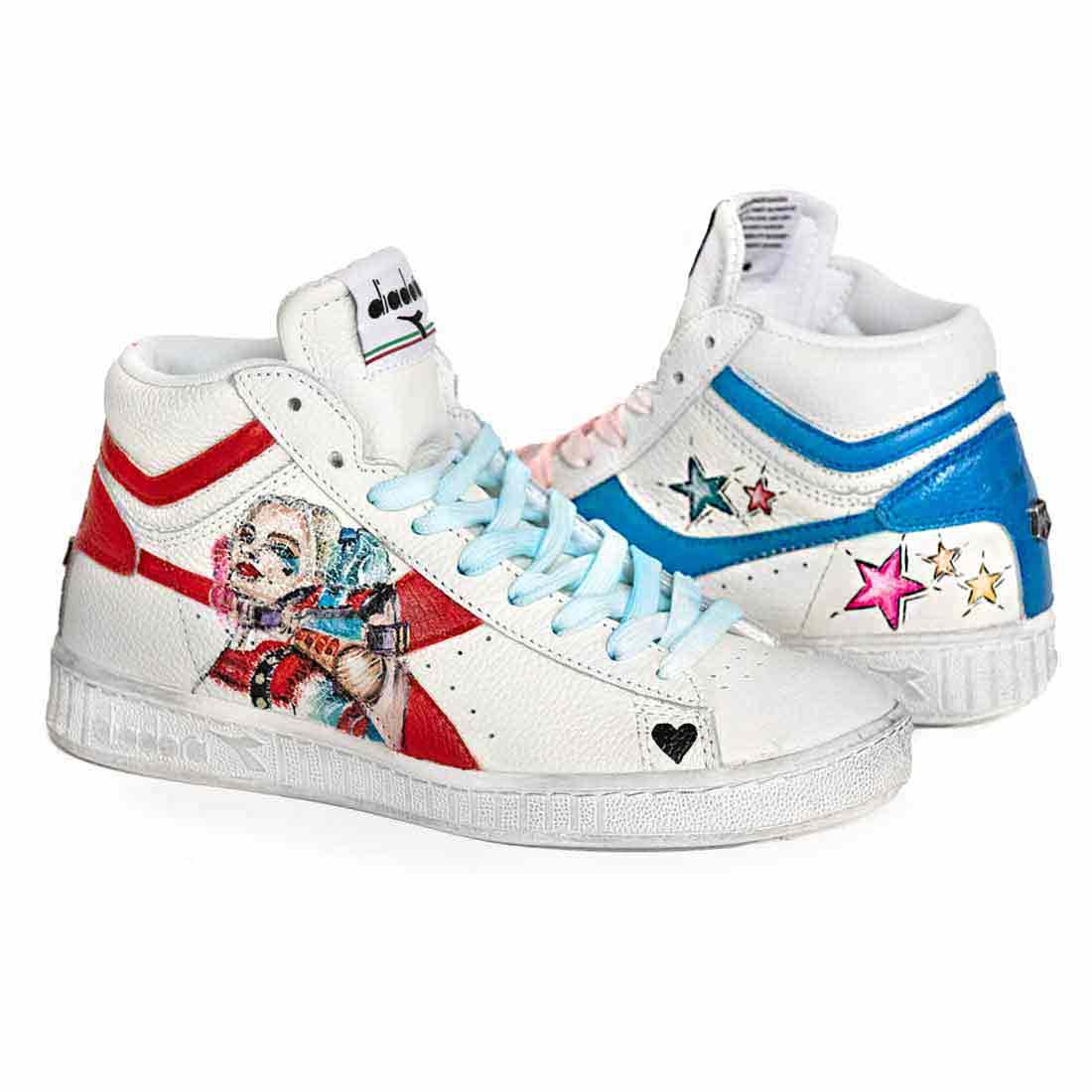 sneakers harley quinn cosplay limited edition