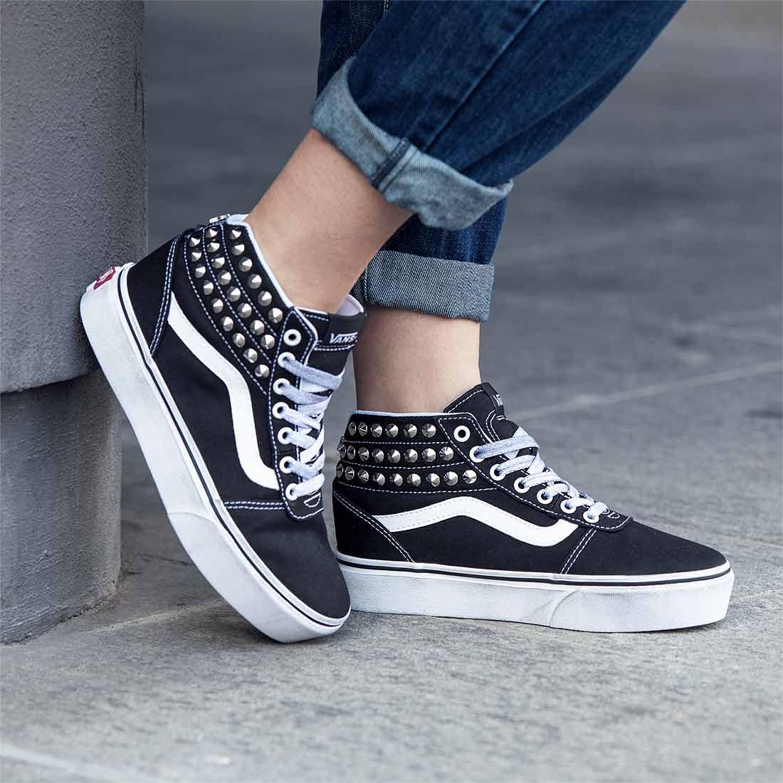 Vans platform con borchie Clearance