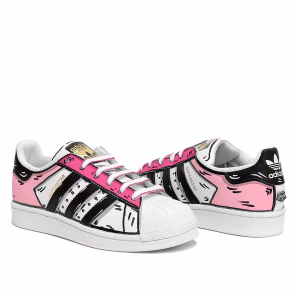 adidas disegnate rosa