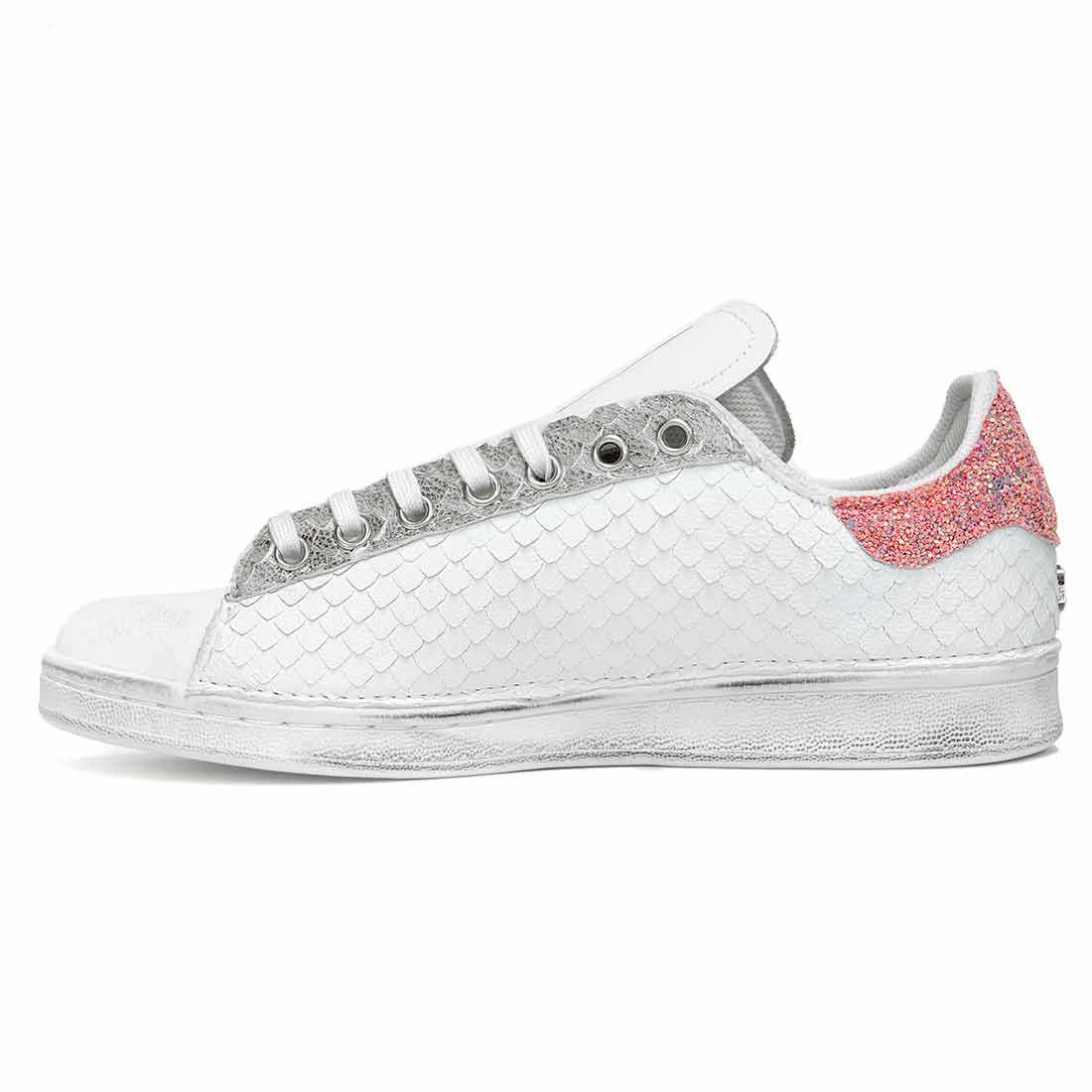 Stan smith bianche pitonate Clearance