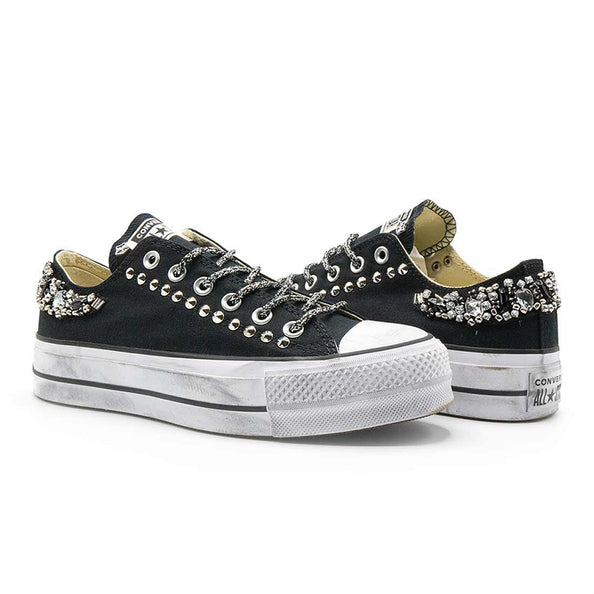 all star basse con gemme