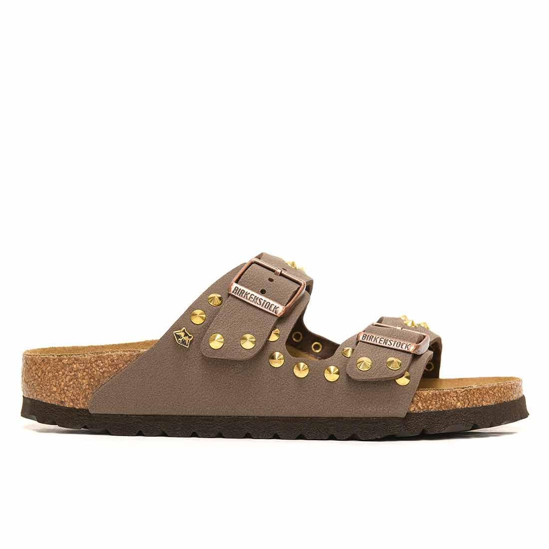 birkenstock arizona borchiate marrone