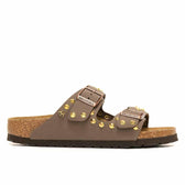 birkenstock arizona borchiate marrone