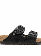 birkenstock arizona in pitone nero
