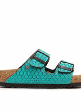 birkenstock arizona pitonate verde smeraldo
