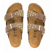 birkenstock con borchie oro