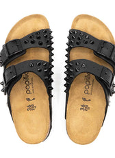 birkenstock papillio con borchie a cono nere