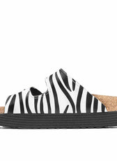 ciabatte birkenstock zebrate alte