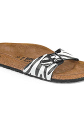 ciabatte personalizzate marca birkenstock modello madrid zebrate