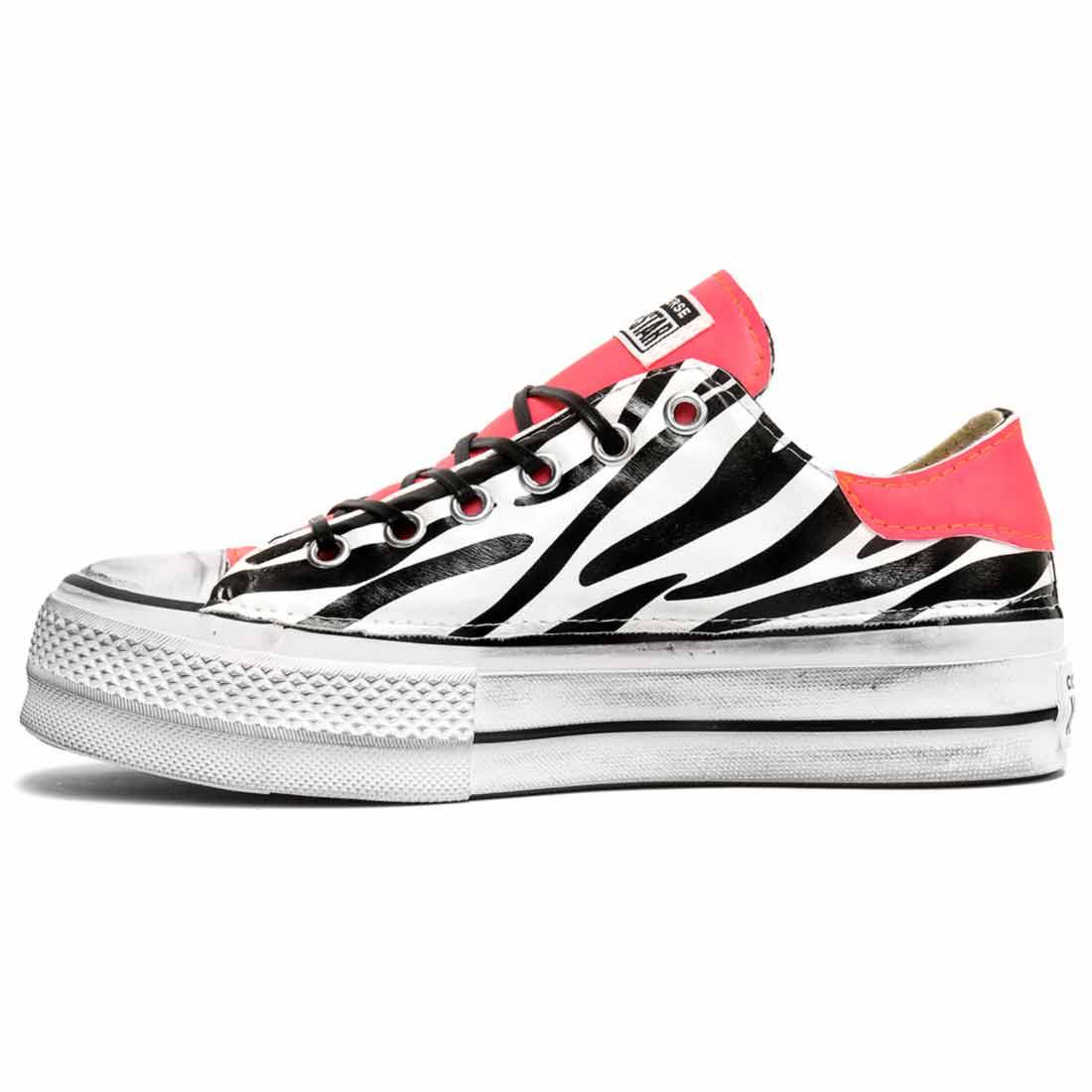 Converse All Star Basse Zebrate e Rosa Fluo Spedizione GRATIS 24h