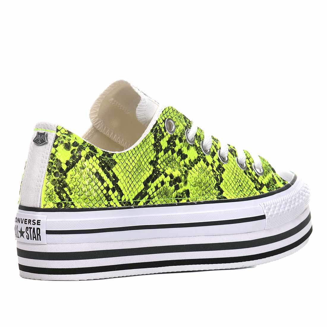 Perceptivo Condición Injusto Converse All Star Basse Layer Pitone Fluo - Gialle | Sped. 24h GRATIS –  Racoon Lab