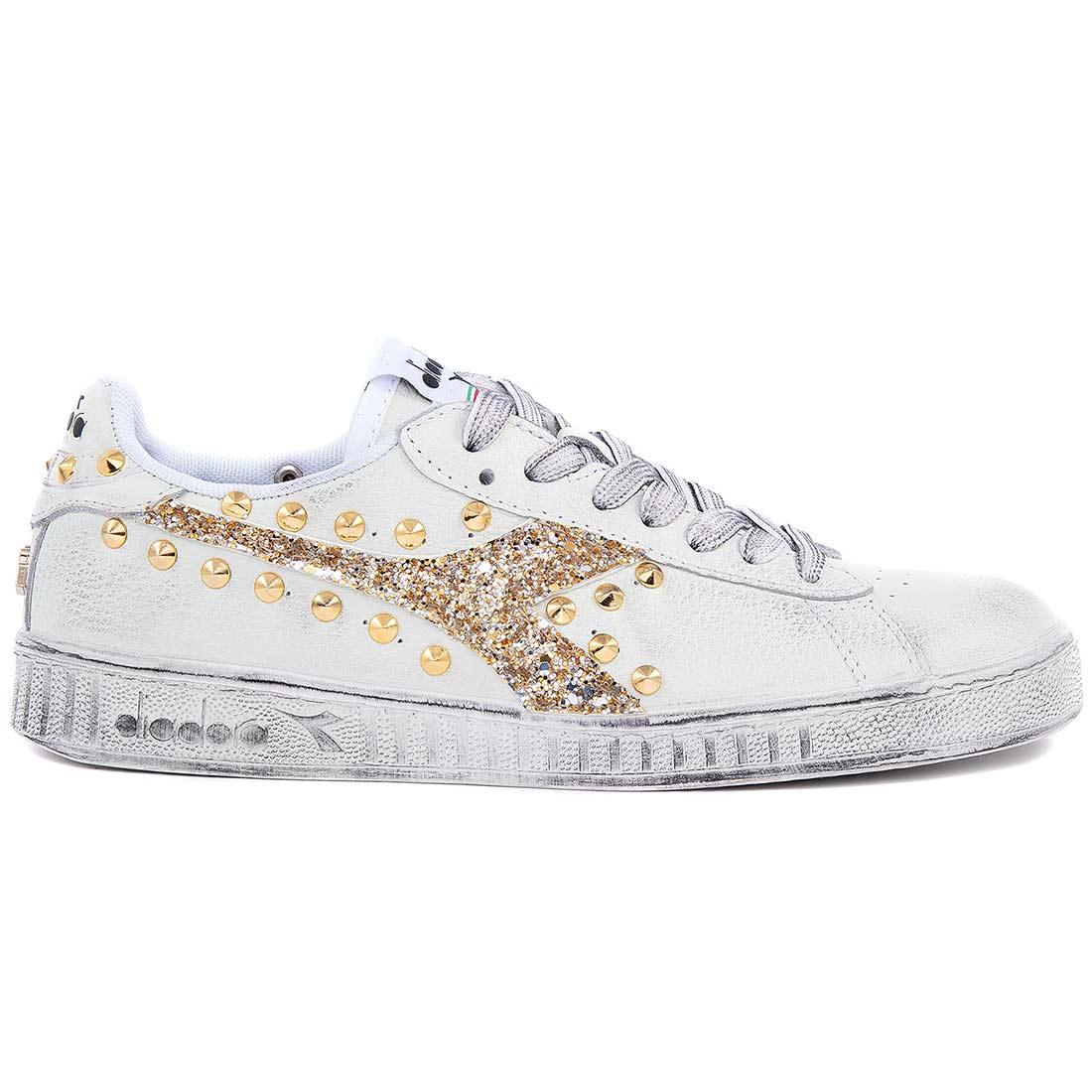 Borchie Diadora Donna Brillantini Diadora Borchie Pink Glitter