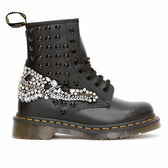 dr martens 1460 con strass borchie e gioielli