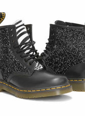 Dottor Martens zebrati con glitter