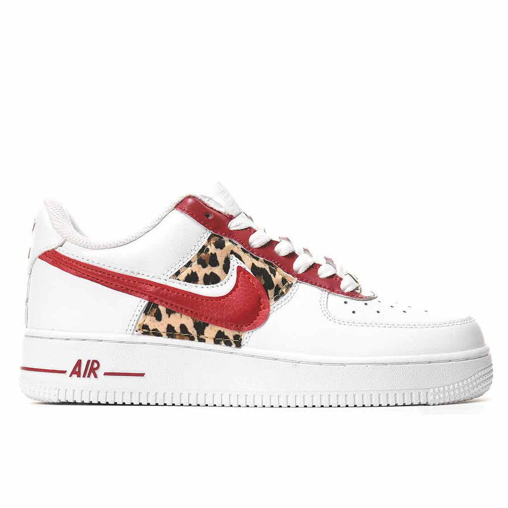 Nike Air Force Leopardate dettagli rossi Spedizione GRATIS 24h