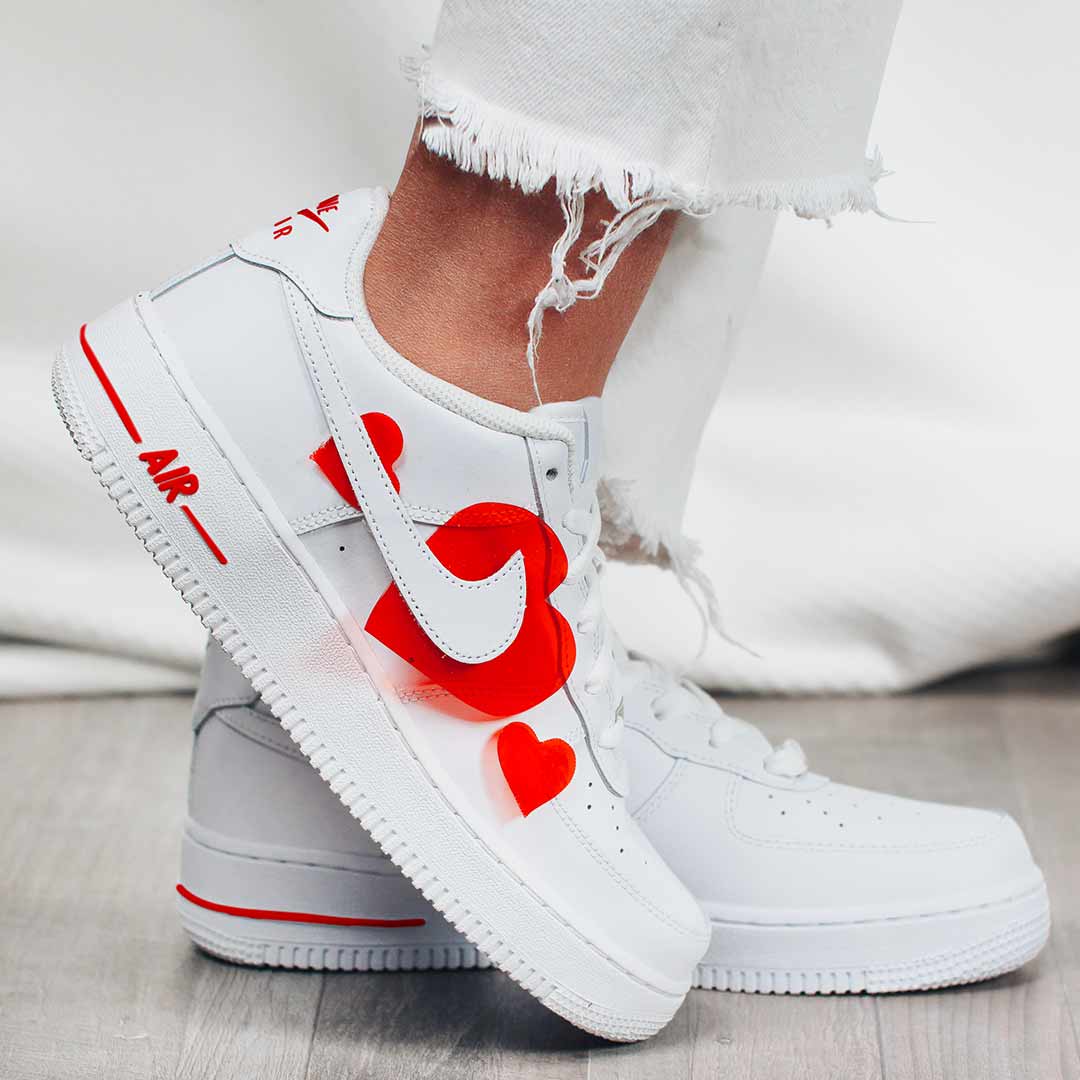 Nike Air Force 1 San Valentino Red Heart