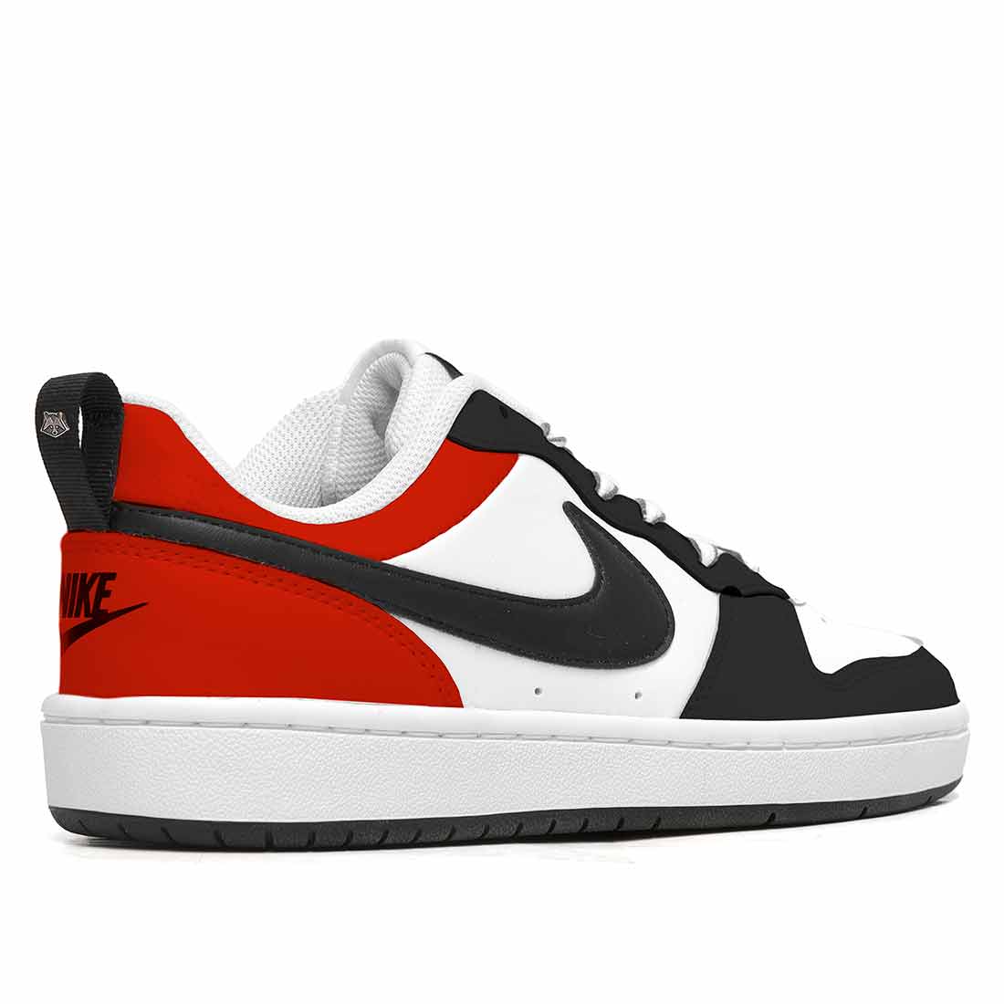 nike court low rosse nere e bianche chiacago