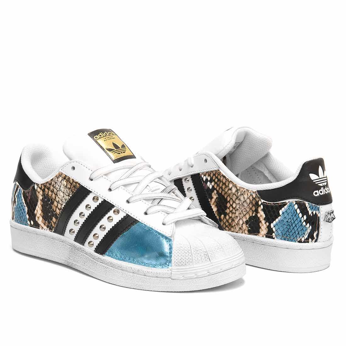 Adidas Superstar Pitonate con Borchiette Spedizione GRATIS 24h