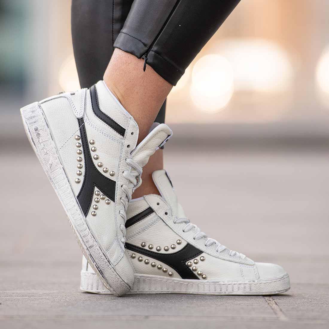 Diadora Game High con Borchie Nere