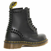 stivali dr martens con borchie a cono nere