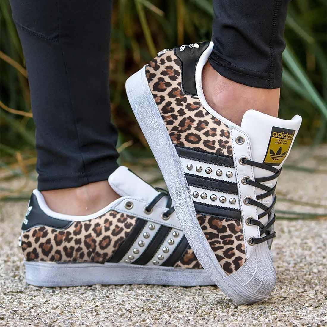 superstar leopardate sneaker personalizzate adidas