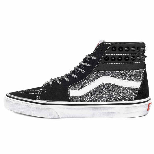 vans alte con brillanitni neri 